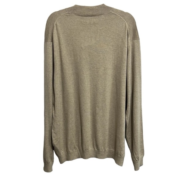 Croft & Barrow Men’s Long Sleeve Crew Neck Taupe Sweater Sustainable Size XXL - Picture 2 of 8
